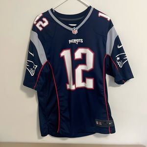 New England Patriots, Tom Brady on field Nike jersey